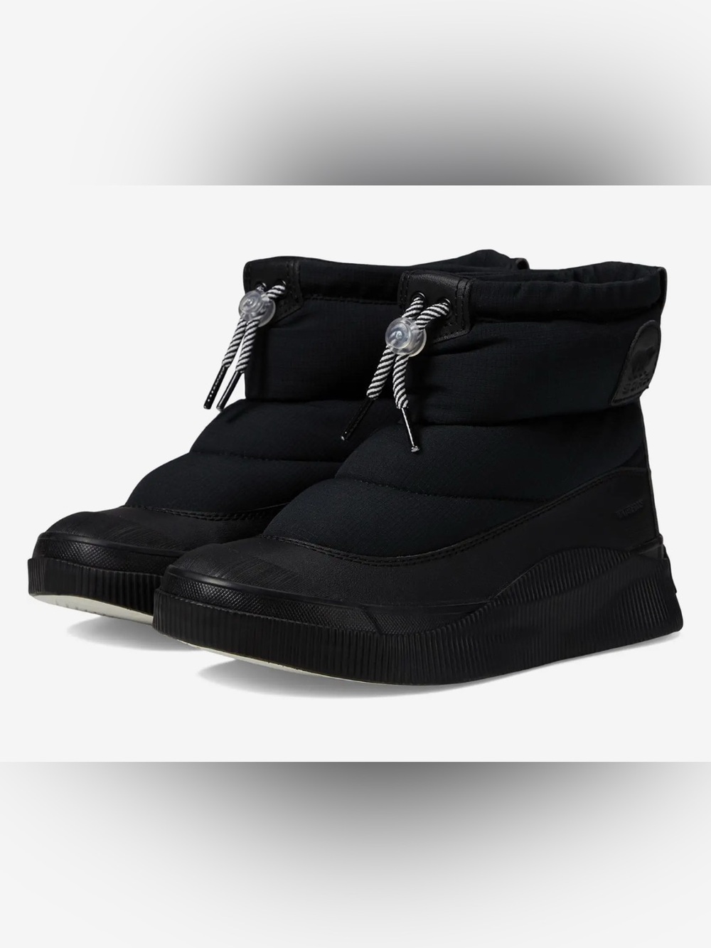 Sorel Black Out N About IV Waterproof Puff Ankle Boots
